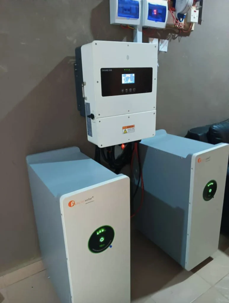 inverter with battery installation